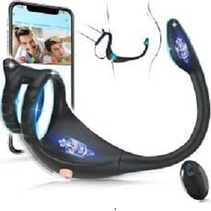 Vibrating Anal Prostate Massager with Cock Ring - Image 3