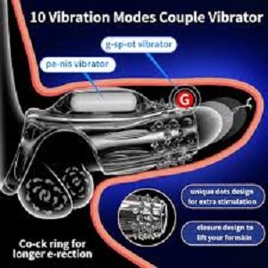 Penis Sleeve Vibrating Cock Ring Pack Of 2