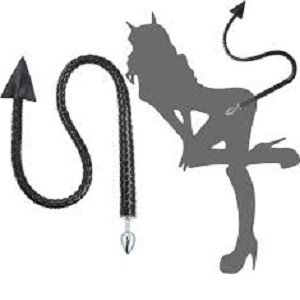 Anal Plug With 108Cm Devil Tail 3.5Cm Stainless Steel Butt Plug - Image 3