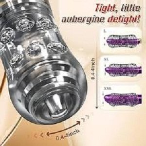 Manual Male Masturbators With 12 Extruded Beads - Image 3