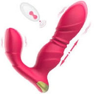 3 In 1 Female G Spot Thrusting Vibrating Dildo