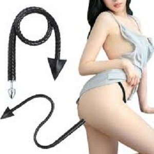 Anal Plug With 108Cm Devil Tail 3.5Cm Stainless Steel Butt Plug - Image 2