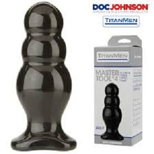Doc Johnson Titanmen Master Tool Triple Ripple Plug