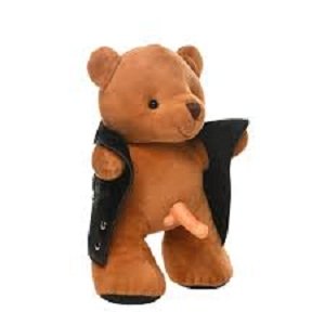 Exhibitionist Teddy Bear With Dildo Glow