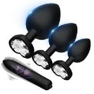 Night Portable Silicone 4Pcs Butt Plug - Image 2