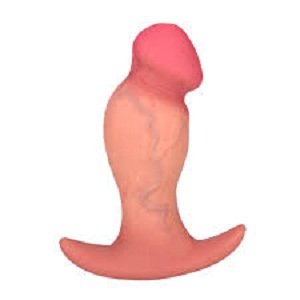 Heuceo Realistic Silicone Thick Huge Glans Dildo With Butt Plug