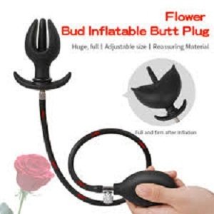 Inflatable Anal Plug Expandable 10 Vibrating Butt Plug