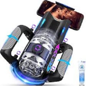 Hands Free Pocket Pussy With 12Cm Blowjob Machine