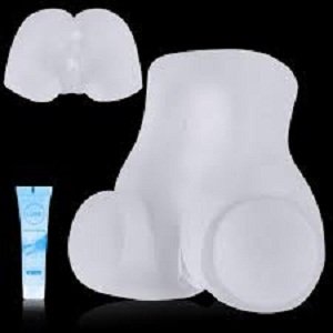 2 In 1 Bbw 2.2Lb Male Masturbator With Vagina & Anal